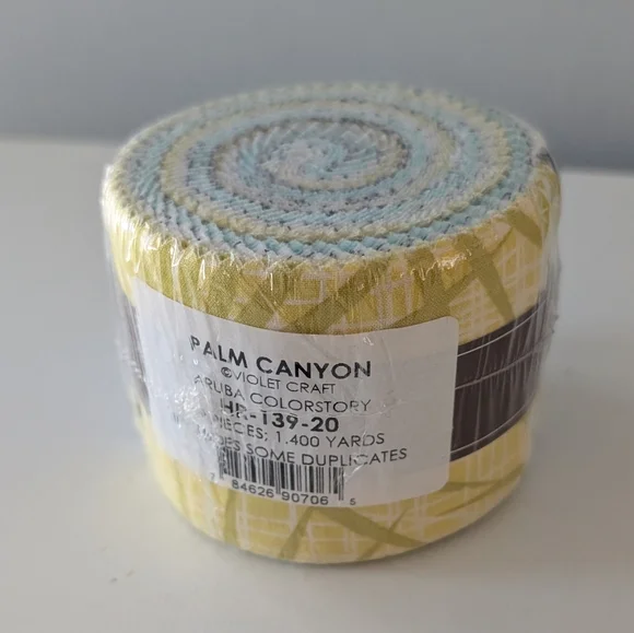 NEW Palm Canyon Aruba - half roll - Violet Craft - Robert Kaufman Fabrics - Picture 2 of 4